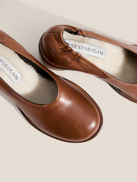 Женские туфли ERNESTO DOLANI SIBILO, Артикул 9DSIB03, светло-коричневый | 4686978. Ракурс 3
