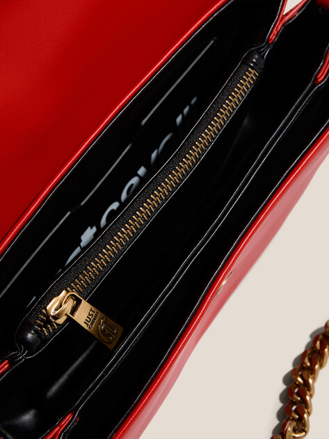 Женская сумка  JUST CAVALLI JC A _ ICONIC SNAKES - STYLE 1, Артикул 79RA4BA1, рубиновый | 4689050. Ракурс 4