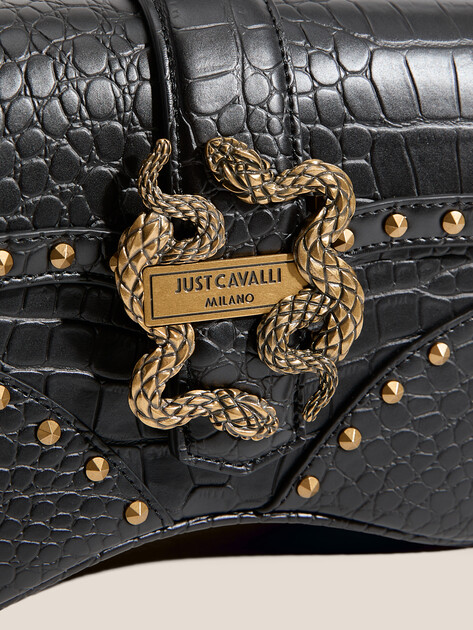 Женская сумка  JUST CAVALLI JC A _ ICONIC SNAKES - STYLE 1, Артикул 79RA4BA1, черный | 4689208. Ракурс 2