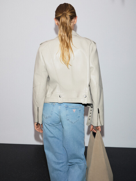 Женская косуха MAISON DAVID, Артикул DEBBY_DR, серо-бежевый | 4689886. Ракурс 4