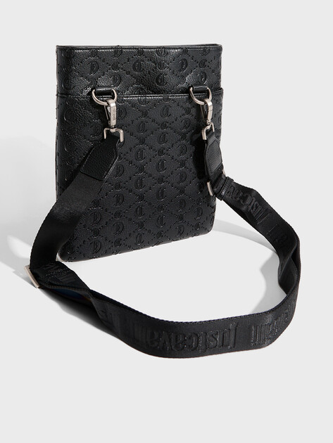 Мужская сумка  JUST CAVALLI JC METAL LETTERING_STYLE 4, Артикул 79QA4B33, черный | 4689995. Ракурс 3