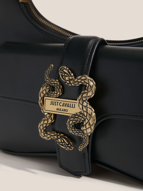 Женская сумка  JUST CAVALLI JC A _ ICONIC SNAKES - STYLE 4, Артикул 79RA4BA4, черный | 4690420. Ракурс 2