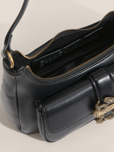 Женская сумка  JUST CAVALLI JC A _ ICONIC SNAKES - STYLE 4, Артикул 79RA4BA4, черный | 4690420. Ракурс 4