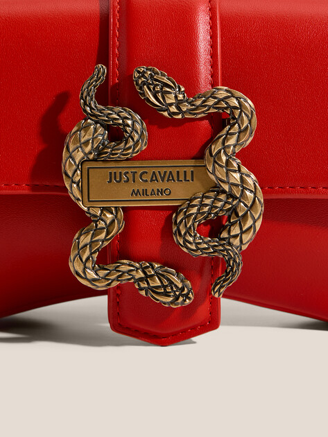 Клатч JUST CAVALLI JC A _ ICONIC SNAKES - STYLE 7, Артикул 79RA4BA7, красный | 4690426. Ракурс 2