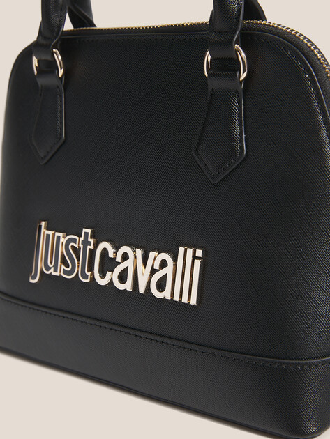 Женская сумка  JUST CAVALLI JC B_METAL LETTERING -STYLE 5, Артикул 79RA4BB5, черный | 4690491. Ракурс 2