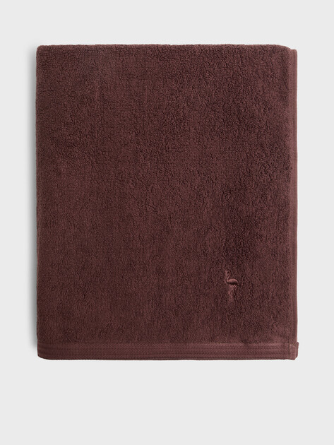 Махровое банное полотенце 100x150 MAISON DAVID, Артикул Jupiter ABC 100x150 cm, шоколадный | 4691169. Ракурс 3