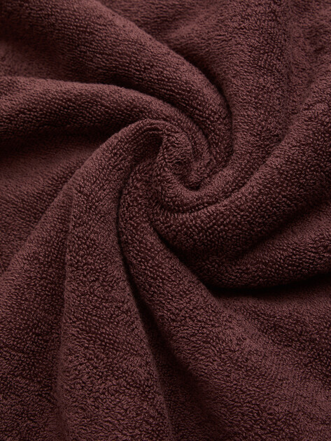 Махровое банное полотенце 100x150 MAISON DAVID, Артикул Jupiter ABC 100x150 cm, шоколадный | 4691169. Ракурс 4