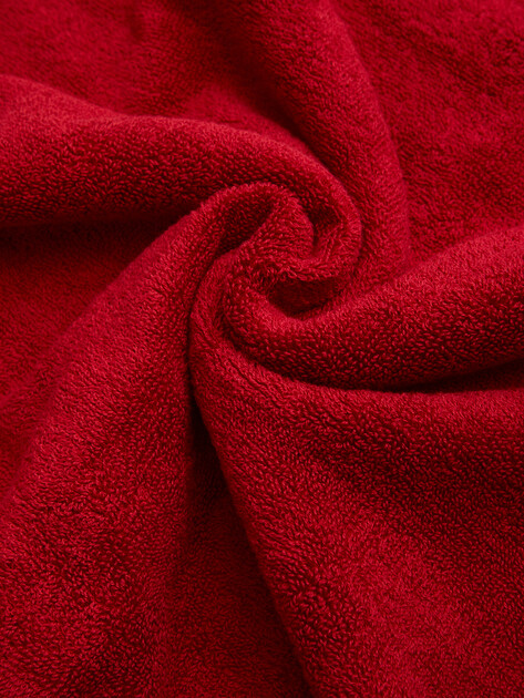 Махровое банное полотенце 100x150 MAISON DAVID, Артикул Jupiter ABC 100x150 cm, вишневый | 4691208. Ракурс 4