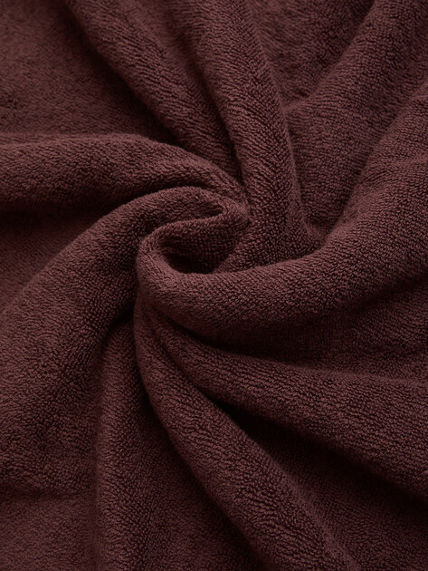 Махровое банное полотенце 100x180 MAISON DAVID, Артикул Jupiter ABC 100x180 cm, шоколадный | 4691264. Ракурс 4