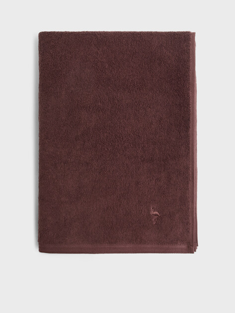 Махровое банное полотенце 100x180 MAISON DAVID, Артикул Jupiter ABC 100x180 cm, шоколадный | 4691264. Ракурс 5