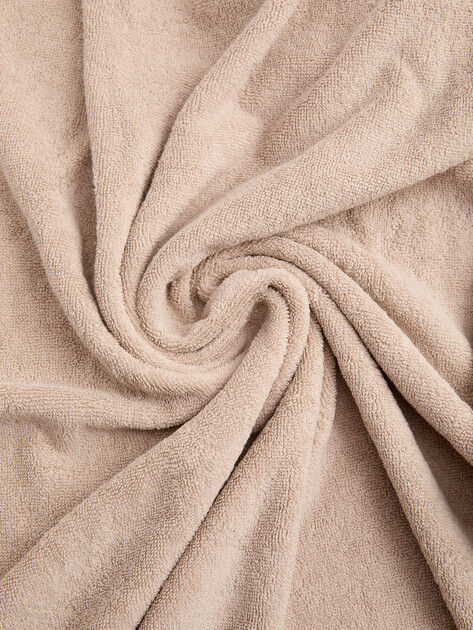 Махровое банное полотенце 100x180 MAISON DAVID, Артикул Jupiter ABC 100x180 cm, пыльно-бежевый | 4691294. Ракурс 4