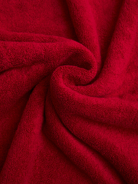Махровое банное полотенце 100x180 MAISON DAVID, Артикул Jupiter ABC 100x180 cm, вишневый | 4691375. Ракурс 4
