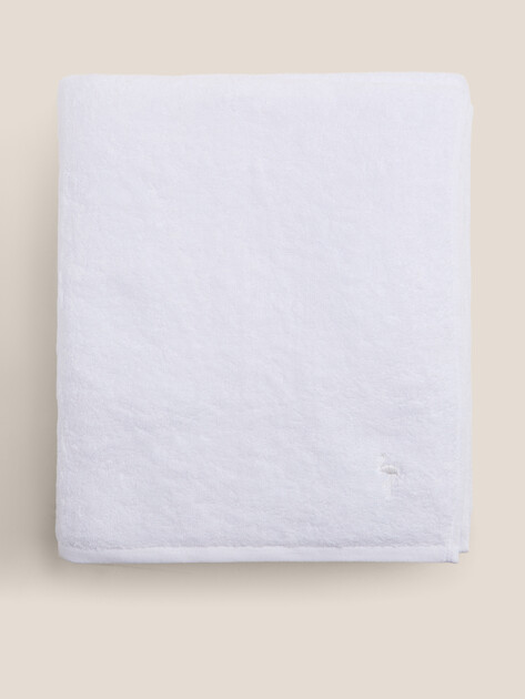 Махровое банное полотенце 100x150 MAISON DAVID, Артикул Charlotte ABC 100x150 cm, белый | 4692330. Ракурс 3