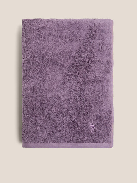 Махровое полотенце-покрывало 100x180 MAISON DAVID, Артикул Charlotte ABC 100x180 cm, серо-фиолетовый | 4692374. Ракурс 3