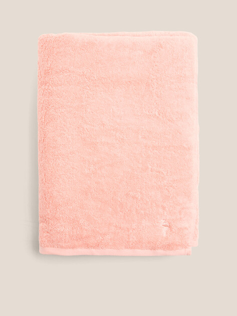 Махровое полотенце-покрывало 100x180 MAISON DAVID, Артикул Charlotte ABC 100x180 cm, персиковый | 4692378. Ракурс 3
