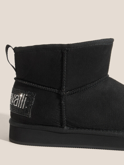 Женские угги JUST CAVALLI FONDO FEATHER, Артикул 79RA3S33, черный | 4693035. Ракурс 3