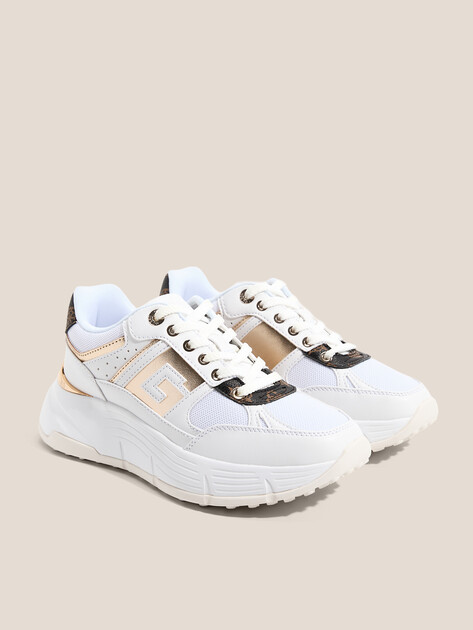 Женские кроссовки GUESS FONZI, Артикул FLTFONFAB12, белый | 4693348. Ракурс 2 Женские кроссовки GUESS FONZI, Артикул FLTFONFAB12, белый | 4693348. Ракурс 2