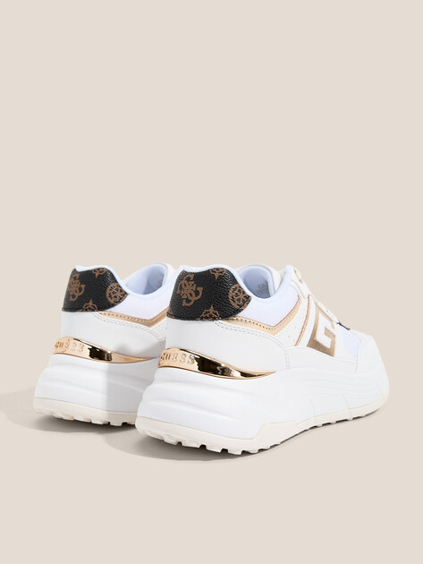 Женские кроссовки GUESS FONZI, Артикул FLTFONFAB12, белый | 4693348. Ракурс 5 Женские кроссовки GUESS FONZI, Артикул FLTFONFAB12, белый | 4693348. Ракурс 5