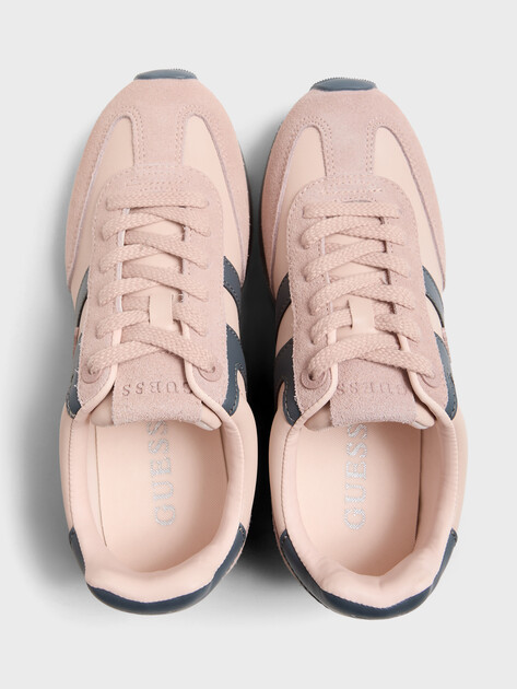 Женские кроссовки GUESS SAPHIA, Артикул FLTSAPLEA12, бежево-розовый | 4693532. Ракурс 4