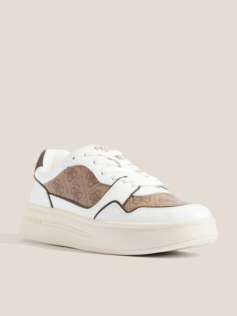 Мужские кеды GUESS WINNO II, Артикул FMJWIILEA12, белый | 4693930. Ракурс 2