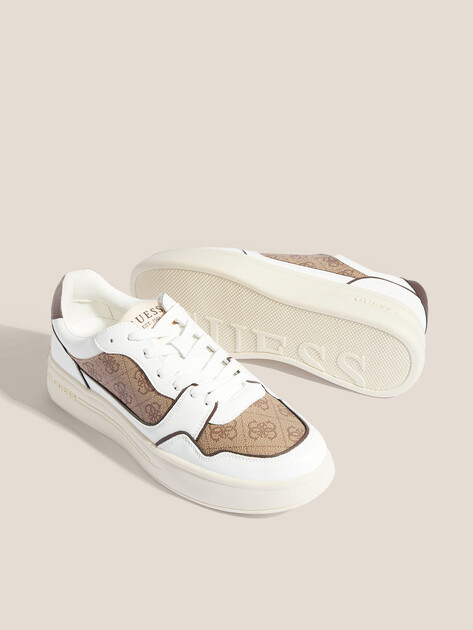 Мужские кеды GUESS WINNO II, Артикул FMJWIILEA12, белый | 4693930. Ракурс 5