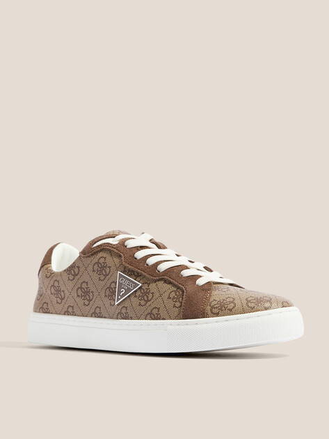 Мужские кеды GUESS TODI 3, Артикул FMTTO3ELL12, темно-бежевый | 4694035. Ракурс 2 Мужские кеды GUESS TODI 3, Артикул FMTTO3ELL12, темно-бежевый | 4694035. Ракурс 2