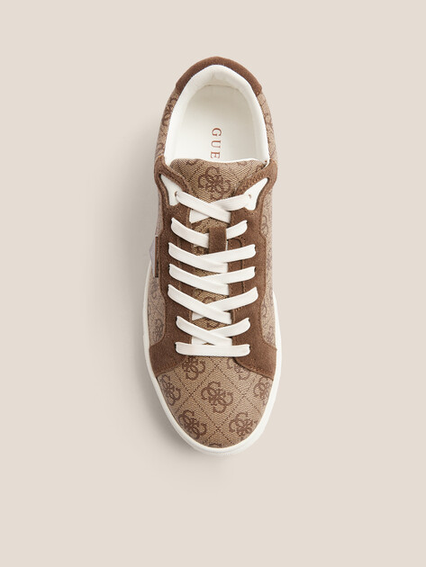 Мужские кеды GUESS TODI 3, Артикул FMTTO3ELL12, темно-бежевый | 4694035. Ракурс 4 Мужские кеды GUESS TODI 3, Артикул FMTTO3ELL12, темно-бежевый | 4694035. Ракурс 4