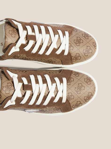 Мужские кеды GUESS TODI 3, Артикул FMTTO3ELL12, темно-бежевый | 4694035. Ракурс 5 Мужские кеды GUESS TODI 3, Артикул FMTTO3ELL12, темно-бежевый | 4694035. Ракурс 5