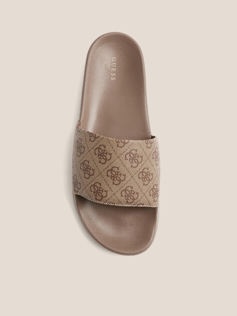 Мужские шлепанцы GUESS TOKYO, Артикул FMJTOKELE19, темно-бежевый | 4694092. Ракурс 4 Мужские шлепанцы GUESS TOKYO, Артикул FMJTOKELE19, темно-бежевый | 4694092. Ракурс 4