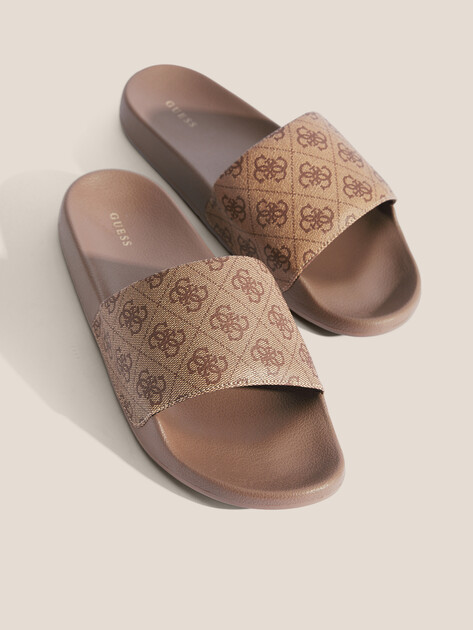 Мужские шлепанцы GUESS TOKYO, Артикул FMJTOKELE19, темно-бежевый | 4694092. Ракурс 5 Мужские шлепанцы GUESS TOKYO, Артикул FMJTOKELE19, темно-бежевый | 4694092. Ракурс 5