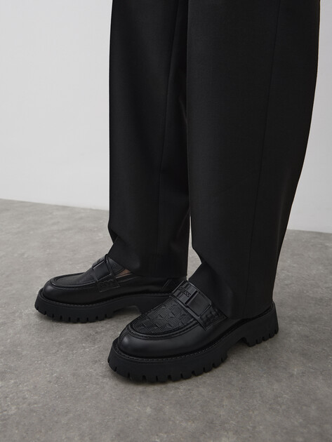 Мужские лоферы GUESS GORIZIA II, Артикул FMTGORLEL14, черный | 4694159. Ракурс 6