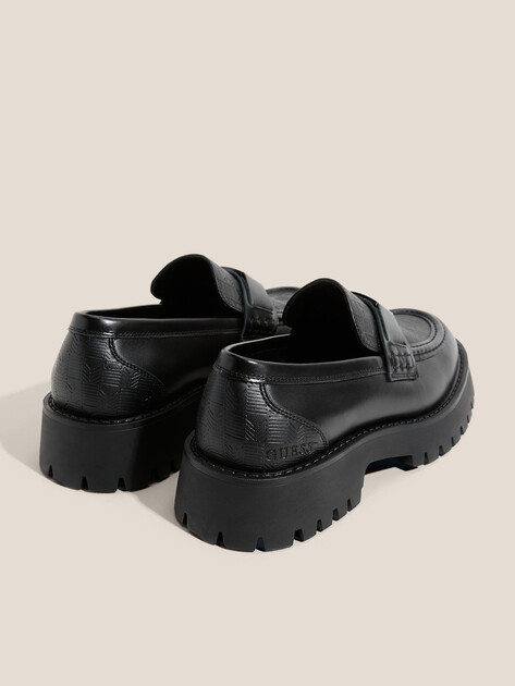 Мужские лоферы GUESS GORIZIA II, Артикул FMTGORLEL14, черный | 4694159. Ракурс 5