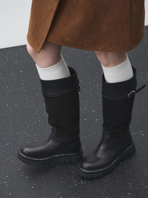 Женские сапоги TENDANCE, Артикул GLC8496-03, черный | 4695728. Ракурс 6