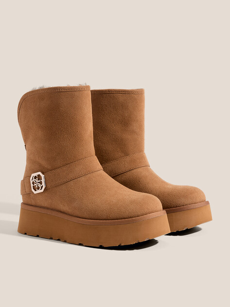 Женские угги GUESS DOLSAY, Артикул FLFDOLESU10, светло-коричневый | 4696469. Ракурс 2