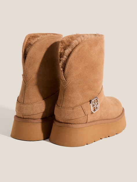 Женские угги GUESS DOLSAY, Артикул FLFDOLESU10, светло-коричневый | 4696469. Ракурс 5