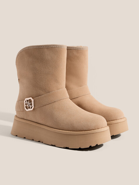 Женские угги GUESS DOLSAY, Артикул FLFDOLESU10, бежевый | 4696477. Ракурс 2