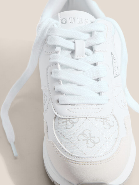 Женские кроссовки GUESS MICKAY, Артикул FLFMICELE12, белый | 4696590. Ракурс 3