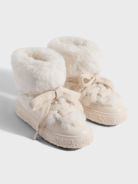 Женские ботинки GUESS UNEEK, Артикул FLFUEKFUR10, молочно-белый | 4696704. Ракурс 2