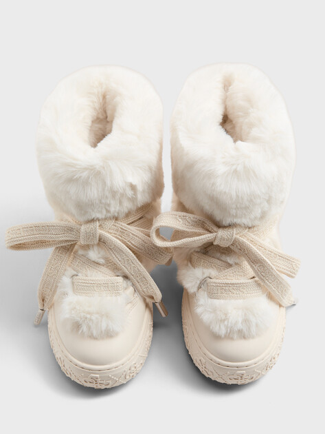 Женские ботинки GUESS UNEEK, Артикул FLFUEKFUR10, молочно-белый | 4696704. Ракурс 4