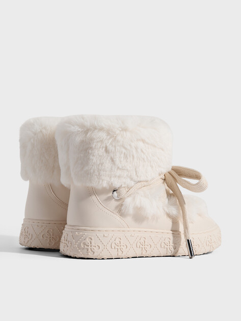 Женские ботинки GUESS UNEEK, Артикул FLFUEKFUR10, молочно-белый | 4696704. Ракурс 5