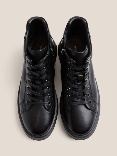 Мужские высокие кеды TENDANCE, Артикул ET8507-8, черный | 4699550. Ракурс 4