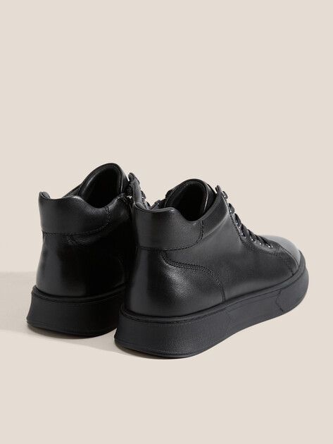 Мужские высокие кеды TENDANCE, Артикул ET8507-8, черный | 4699550. Ракурс 5