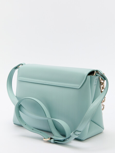 Женская сумка  FURLA, Артикул FURLA MERIDIANA M C.BODY W/DOUBLE STRAP, серовато-голубой | 4700279. Ракурс 4