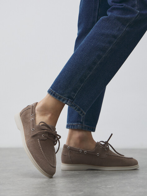 Женские топсайдеры TENDANCE, Артикул YS-2299A-268, пыльно-коричневый | 4700948. Ракурс 6