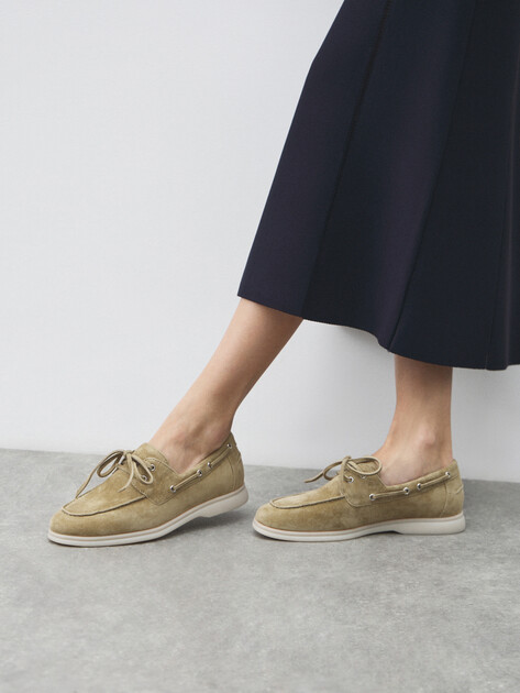 Женские топсайдеры TENDANCE, Артикул YS-2299A-268, бежево-зеленый | 4701004. Ракурс 7