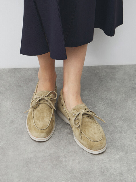 Женские топсайдеры TENDANCE, Артикул YS-2299A-268, бежево-зеленый | 4701004. Ракурс 6