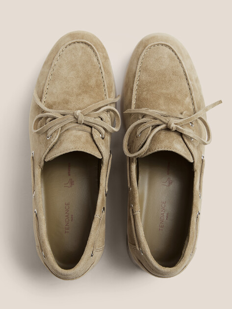 Женские топсайдеры TENDANCE, Артикул YS-2299A-268, бежево-зеленый | 4701004. Ракурс 4