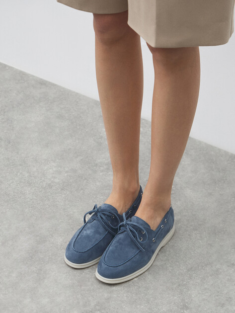 Женские топсайдеры TENDANCE, Артикул YS-2299A-268, серо-голубой | 4701032. Ракурс 6