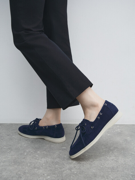 Женские топсайдеры TENDANCE, Артикул YS-2299A-268, темно-синий | 4701130. Ракурс 6