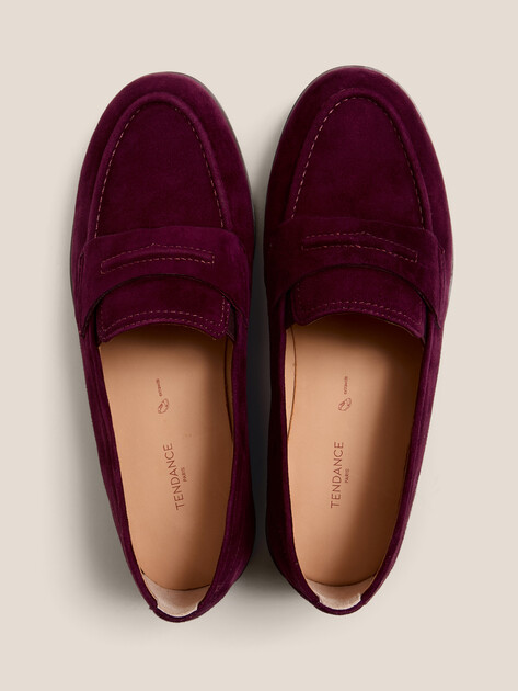 Женские лоферы TENDANCE, Артикул YS-38051XW-X1, фиолетово-бордовый | 4701305. Ракурс 4